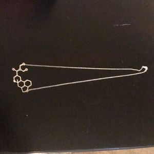 LSD molecule necklace
